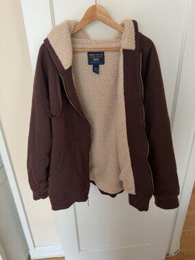 Smith's Workwear	Sherpa-lined full-zip hoodie/jacket- size 3XL